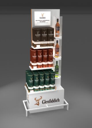 Glenfiddich - projekt standu ekspozycyjnego premium