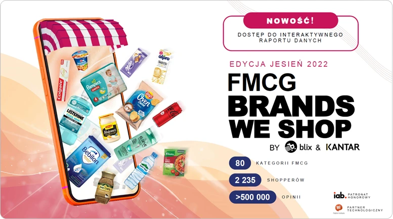 FMCG brands we shop - raport BLIX i Kantar